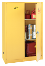 Flammable Liqiuds Storage Cabinet - #5444N 43 x 18 x 65'' (3 Shelves) - Makers Industrial Supply