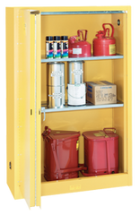 Flammable Liqiuds Storage Cabinet - #5445N 43 x 18 x 65'' (3 Shelves) - Makers Industrial Supply