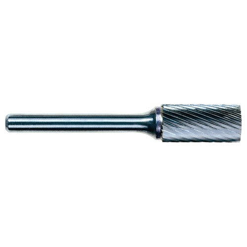 3mm EdgeHog Cyl Flat End Miniature Carbide Bur SA-43L76M 76mm OAL Standard - Makers Industrial Supply