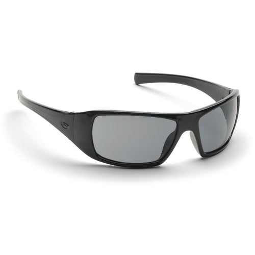 Safety Glasses - Black Frame, Gray Lens - Makers Industrial Supply