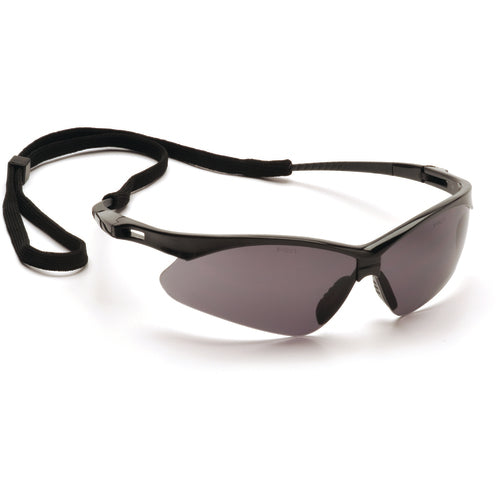 Safety Glasses - Black Frame, Gray Lens - Makers Industrial Supply