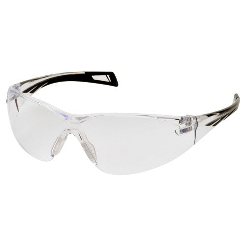 PMXSLIM BLACK TEMPLES CLEAR AF LENS - Makers Industrial Supply