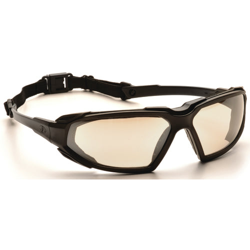 Safety Glasses - Black Frame, I/O Mirror Fog Free Lens - Makers Industrial Supply