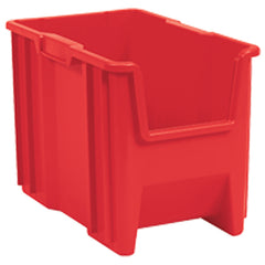 10″ × 17 1/2″ × 10 1/2″ - Red Stak-N-Store Bin - Makers Industrial Supply