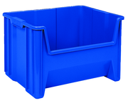 19 x 15-1/4 x 12'' - Blue Stak-N-Store Bin - Makers Industrial Supply