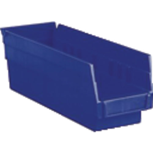 4 1/8″ × 11 5/8″ × 4″ - Blue Economy Shelf Bin - Makers Industrial Supply