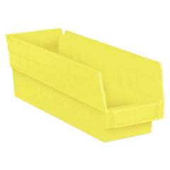 4 1/8″ × 23 5/8″ × 4″ - Yellow Economy Shelf Bin - Makers Industrial Supply