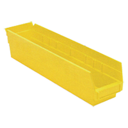 4 1/8″ × 17 7/8″ × 4″ - Yellow Economy Shelf Bin - Makers Industrial Supply