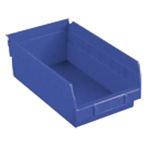 8 3/8″ × 17 7/8″ × 4″ - Blue Economy Shelf Bin - Makers Industrial Supply