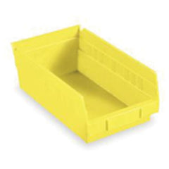 8 3/8″ × 17 7/8″ × 4″ - Yellow Economy Shelf Bin - Makers Industrial Supply