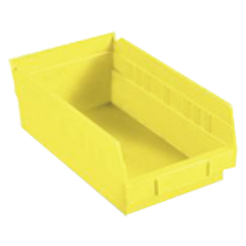 11 1/8″ × 23 5/8″ × 4″ - Yellow Economy Shelf Bin - Makers Industrial Supply