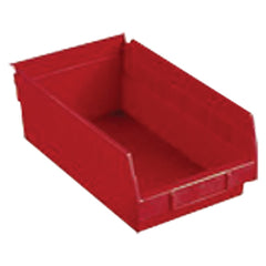 11 1/8″ × 17 7/8″ × 4″ - Red Economy Shelf Bin - Makers Industrial Supply