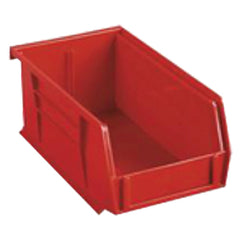 4 1/8″ × 7 3/8″ × 3″ - Red Hanging or Stackable Bin - Makers Industrial Supply