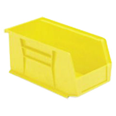 4 1/8″ × 7 3/8″ × 3″ - Yellow Hanging or Stackable Bin - Makers Industrial Supply