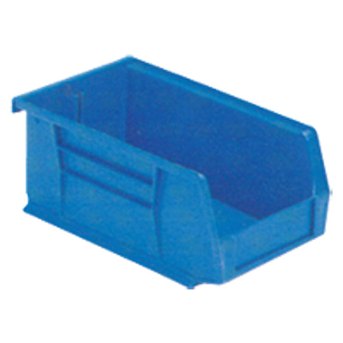 4 1/8″ × 7 3/8″ × 3″ - Blue Hanging or Stackable Bin - Makers Industrial Supply