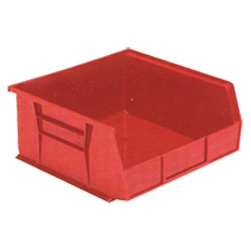 11″ × 10 7/8″ × 5″ - Red Hanging or Stackable Bin - Makers Industrial Supply