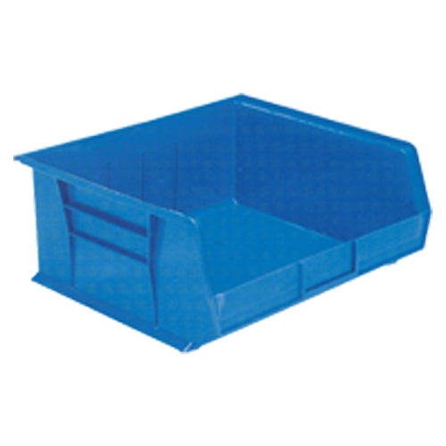 16 1/2″ × 14 3/4″ × 7″ - Blue Hanging or Stackable Bin - Makers Industrial Supply