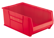 12-3/8" x 20" x 8" - Red Stackable Bins - Makers Industrial Supply