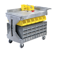 Large Pro Tool Storage Cart - #30936G Gray - Makers Industrial Supply