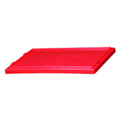 Red Lid for use with Akro Nest-Stack Tote 35–180 - Makers Industrial Supply