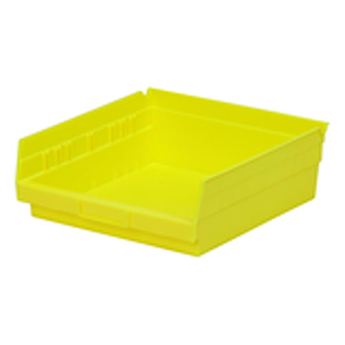 11 1/8″ × 11 5/8″ × 4″ - Yellow Economy Shelf Bin - Makers Industrial Supply