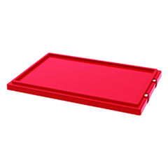 Red Lid for use with Akro Nest-Stack Tote 35–240 - Makers Industrial Supply