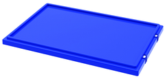 Blue Lid for use with Akro Nest-Stack Tote 35-300 - Makers Industrial Supply