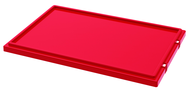Red Lid for use with Akro Nest-Stack Tote 35-300 - Makers Industrial Supply