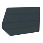 18" x 11" - Black 6-Pack Bin Dividers for use with Akro Stackable Bins - Makers Industrial Supply