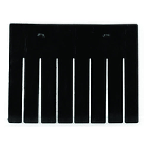 6-Pack - Black - Short Bin Dividers for use with Akro-Grid Container 33-168 - Makers Industrial Supply