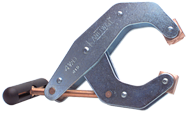 T-Handle Clamp With Cushion Handles - 1-1/4'' Throat Depth, 3'' Max. Opening - Makers Industrial Supply
