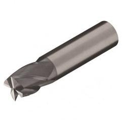 1/2" Dia. - 5/8" LOC - 2-1/2" OAL - 4 FL Carbide S/E HP End Mill-AlTiN - Makers Industrial Supply