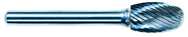 19mm EdgeHog Elliptical Carbide Bur SE-7M-D Standard Alt Diamond (Double) - Makers Industrial Supply