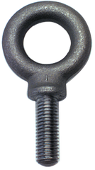 Shoulder Plain Eye Bolt - 1-1/8-7 Thread, 2'' Eye Dia. - Makers Industrial Supply