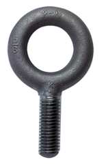 No Shoulder Plain Eye Bolt - 1-1/8-7 Thread, 2'' Eye Dia. - Makers Industrial Supply