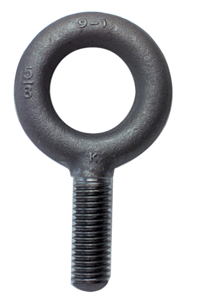 No Shoulder Plain Eye Bolt - 1-3/4-5 Thread, 2-7/8'' Eye Dia. - Makers Industrial Supply