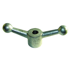 Cast Iron Ball Handles - 0.499″ Reamed Hole, 4 3/4″ Width, 2 1/4″ Overall Height, 1 3/8″ Hub Height - Makers Industrial Supply