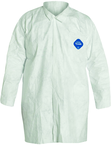 Tyvek® White Two Pocket Lab Coat - 4XL (case of 30) - Makers Industrial Supply