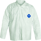 Tyvek® White Long Sleeve Shirt - X-Large (case of 50) - Makers Industrial Supply
