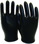 5 Mil Black Powder Free Nitrile Gloves - Size Medium (box of 100 gloves) - Makers Industrial Supply