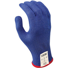 Cut resistant 10-gauge seamless cut-resistant engineered composite yarn enhanced wet grip ambidextrous blue ANSI CUT LEVEL 4/small - Makers Industrial Supply