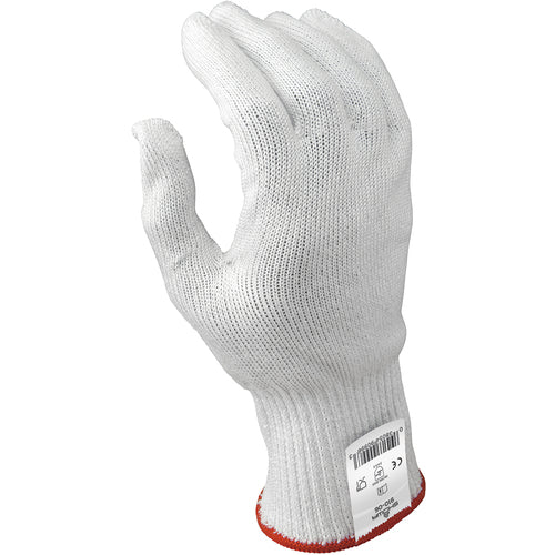 Cut resistant 10-gauge seamless knit HPPE w/Stainless Steel white ambidextrous ANSI CUT LEVEL 4/S - Makers Industrial Supply