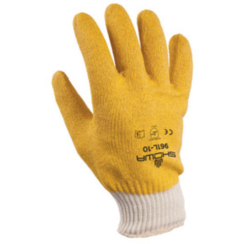 General purpose PVC fully coated yellow seam-free knit wrist/medium - Makers Industrial Supply