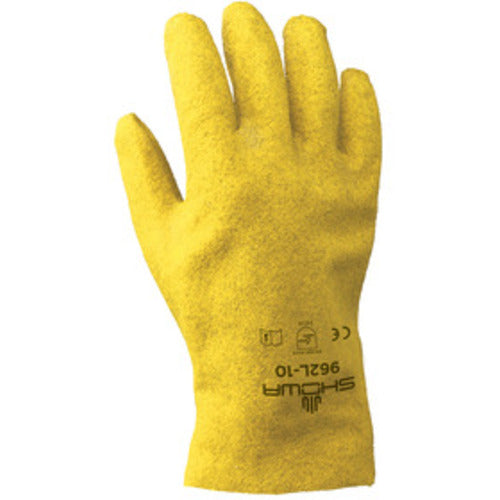 General purpose PVC fully coated yellow jersey liner slip-on/small - Makers Industrial Supply