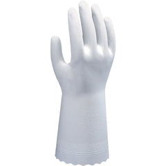 Clean packed PVC unsupported 12 mil embossed grip white medium - Makers Industrial Supply