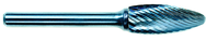 4.8mm EdgeHog Flame Miniature Carbide Bur SH-53M-D Std Alt. Diamond(Double) - Makers Industrial Supply