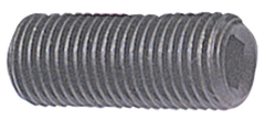 3/8-24 x 3/4 - Black Finish Heat Treated Alloy Steel - Socket Set Screws - Cup Point - Makers Industrial Supply