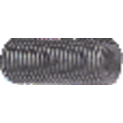 1/4″-28 × 5/16″ - Black Finish Heat Treated Alloy Steel - Socket Set Screws - Cup Point - Makers Industrial Supply