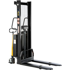 Fixed Stacker W/Powered Lift 63″ - Exact Industrial Supply