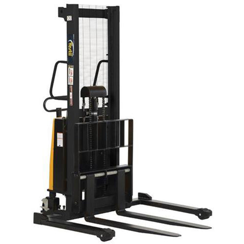 Stacker Pwr Lift Adj Forks&Legs 63″Ht